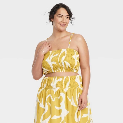 Women's Slim Fit Smocked Tiny Top - A New Day™ - Image 6