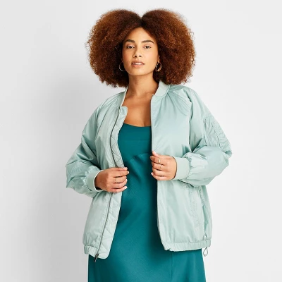 Women's Oversized Bomber Jacket - A New Day™ - Image 3