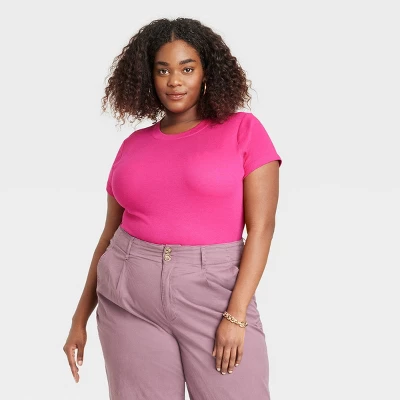 Women's Ribbed T-Shirt Bodysuit - A New Day™ - Image 5
