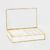 Glass Jewelry Organizer - A New Day™ Gold