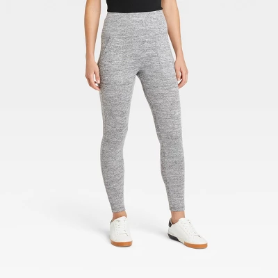 Women's Cozy Hacci Leggings With Pockets - A New Day™ - Image 2