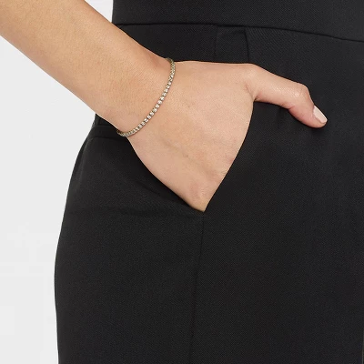 14K Gold Plated Cubic Zirconia Tennis Bracelet - A New Day™ - Image 2
