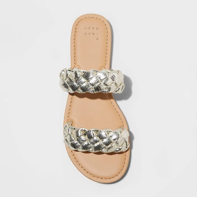 Women's Lucy Slide Sandals - A New Day™ - Image 2