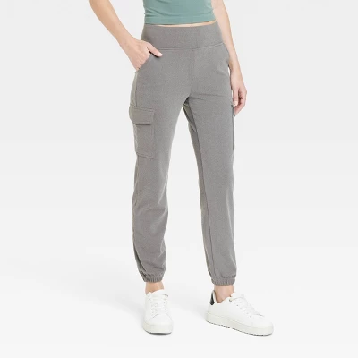 Women's Relaxed Fit Super Soft Cargo Joggers - A New Day™ - Image 3