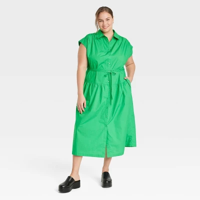 Women's Short Sleeve Midi Dress - A New Day™ - Image 4