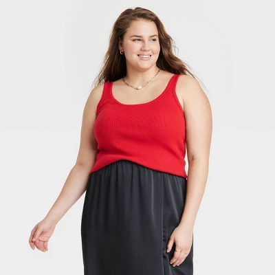 Women's Scoop Neck Sweater Tank Top - A New Day™ - Image 9