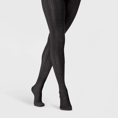 Women's Cable Sweater Tights - A New Day™ - Image 5