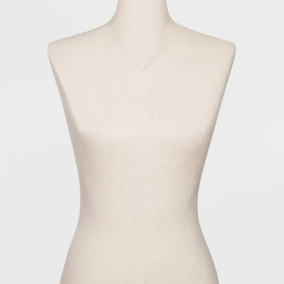 Sterling Silver With Freshwater Pearl Duo Necklace Set - A New Day™ Silver