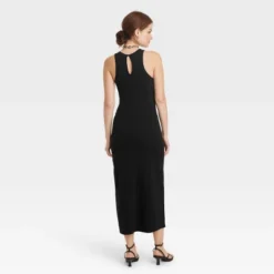 Women's Sleeveless Ponte Racerback Midi Dress - A New Day™