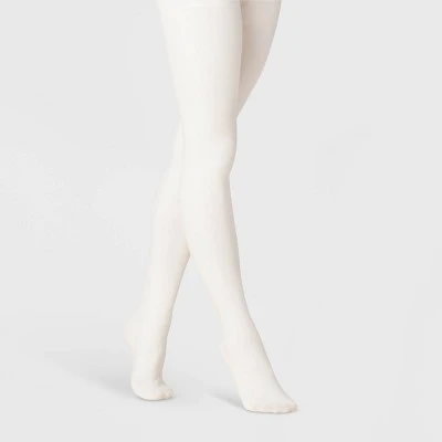 Women's Flat Knit Fleece Lined Tights - A New Day™ - Image 3