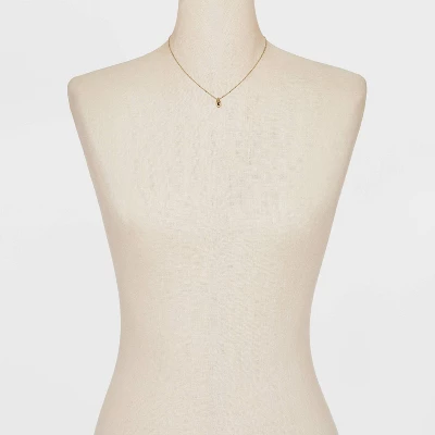 Teardrop Pendant Necklace - A New Day™ Gold