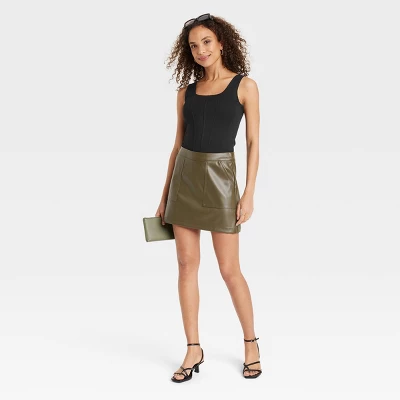 Women's Square Neck Sleeveless Bodysuit - A New Day™ - Image 2