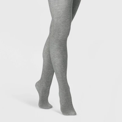 Women's Flat Knit Fleece Lined Tights - A New Day™ - Image 5